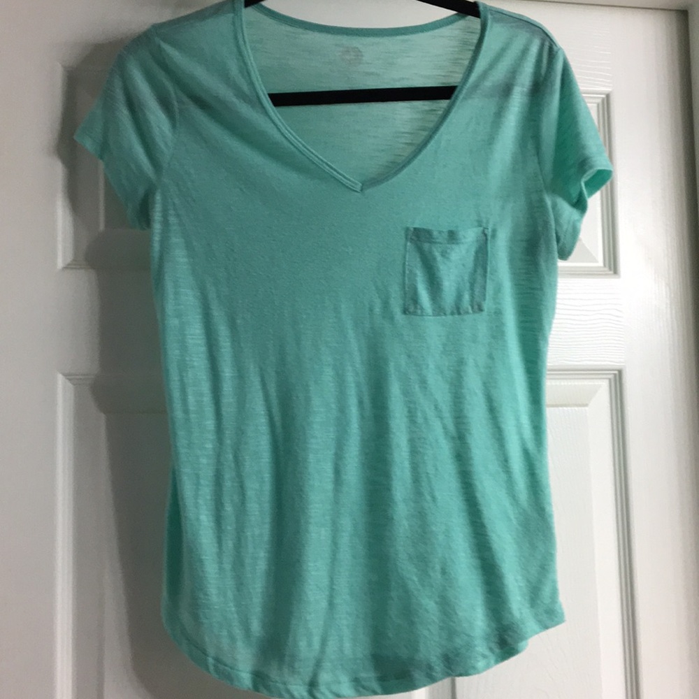 Sea green top